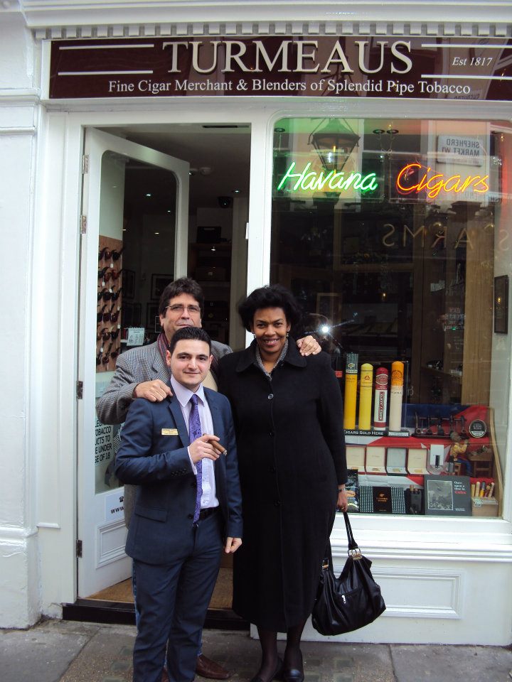 Cigar Shop front in Mayfair