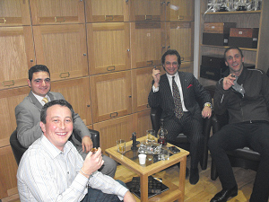 Cigar Indoor Private Smoking Lounge in Mayfair